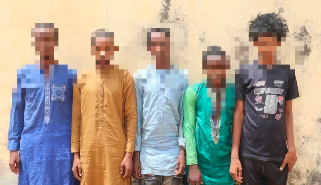 Police arrest five suspects for criminal conspiracy and kidnapping in Niger State