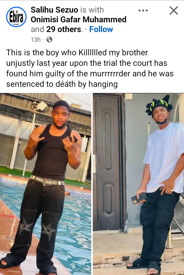 Man sentenced to death by hanging for killing his friend in Kogi