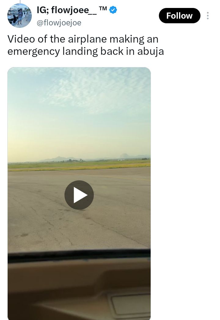 Tragedy averted as private jet loses door mid-air, makes emergency landing in Abuja