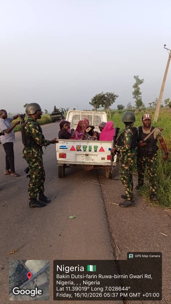 Troops rescue 27 kidnap victim including six-month-old baby in Katsina