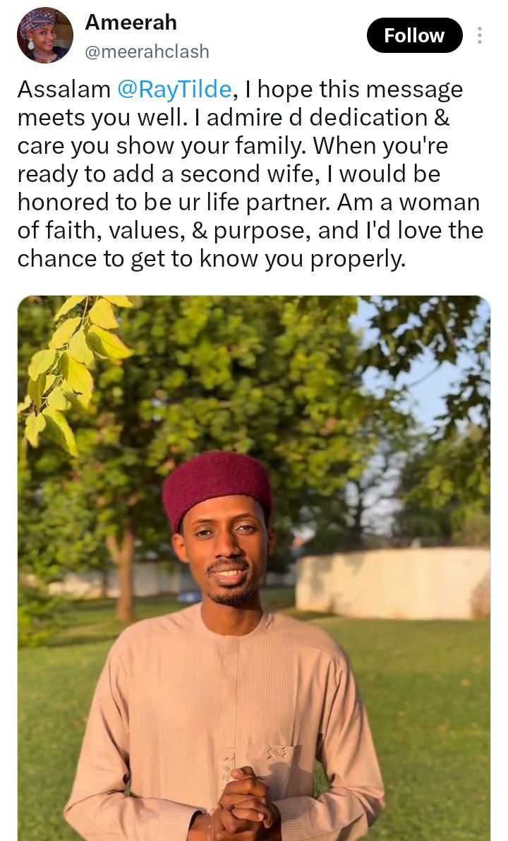 Nigerian lady faces backlash for proposing to married man after he surprised his wife with luxurious backyard