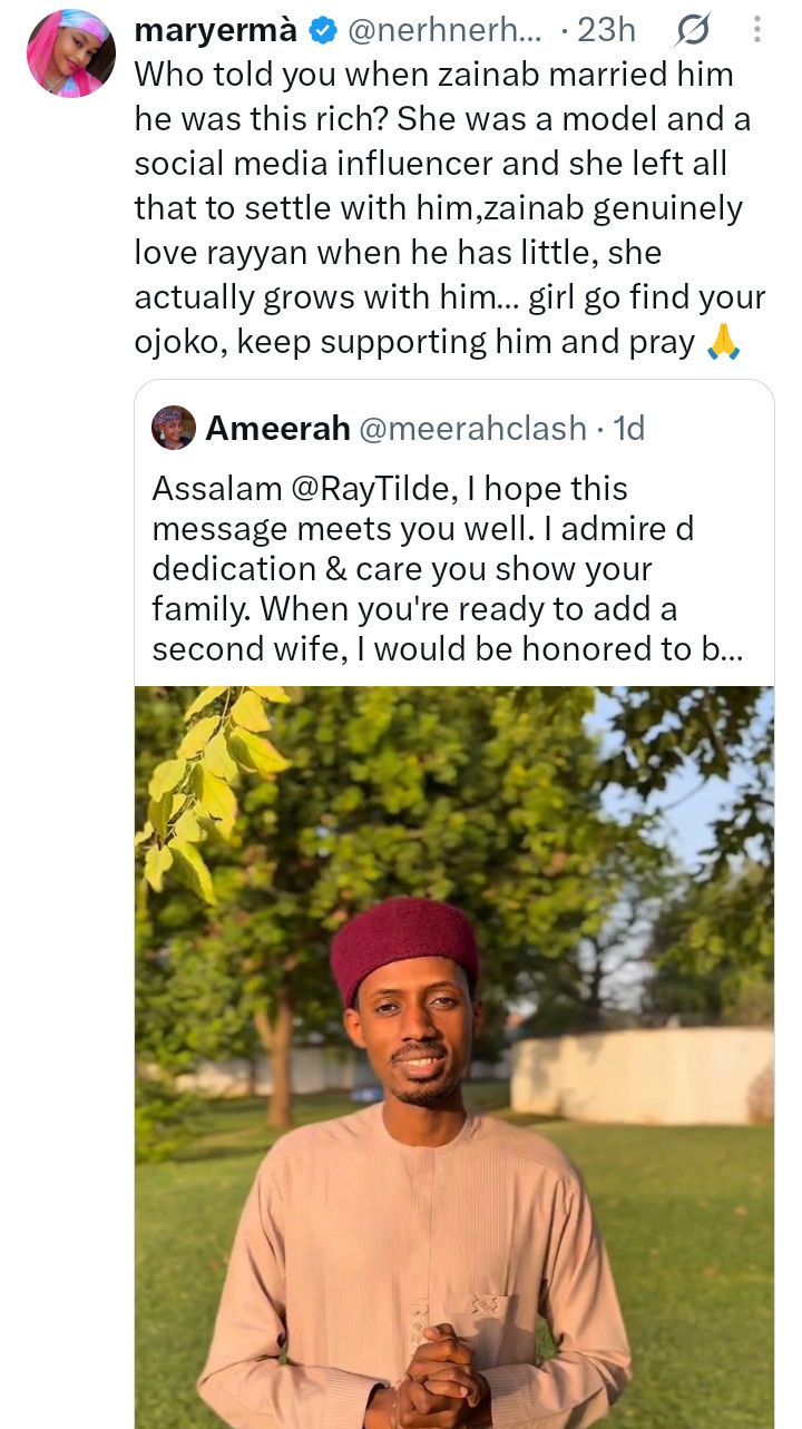 Nigerian lady faces backlash for proposing to married man after he surprised his wife with luxurious backyard