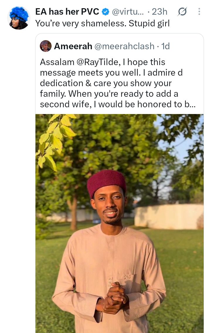 Nigerian lady faces backlash for proposing to married man after he surprised his wife with luxurious backyard
