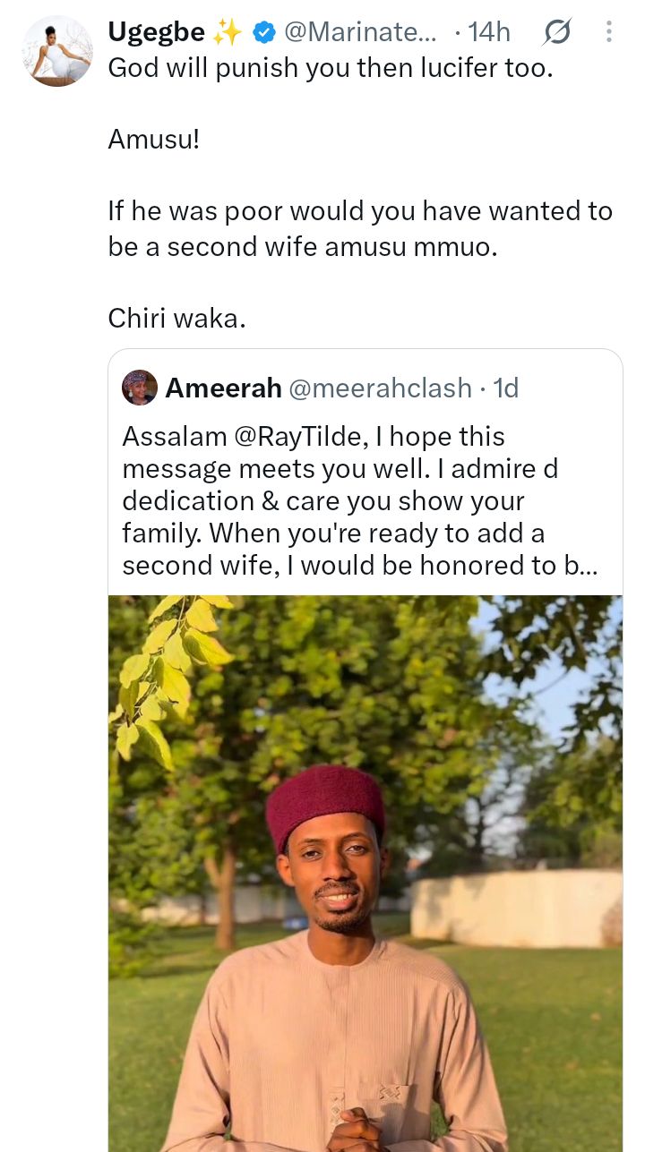 Nigerian lady faces backlash for proposing to married man after he surprised his wife with luxurious backyard