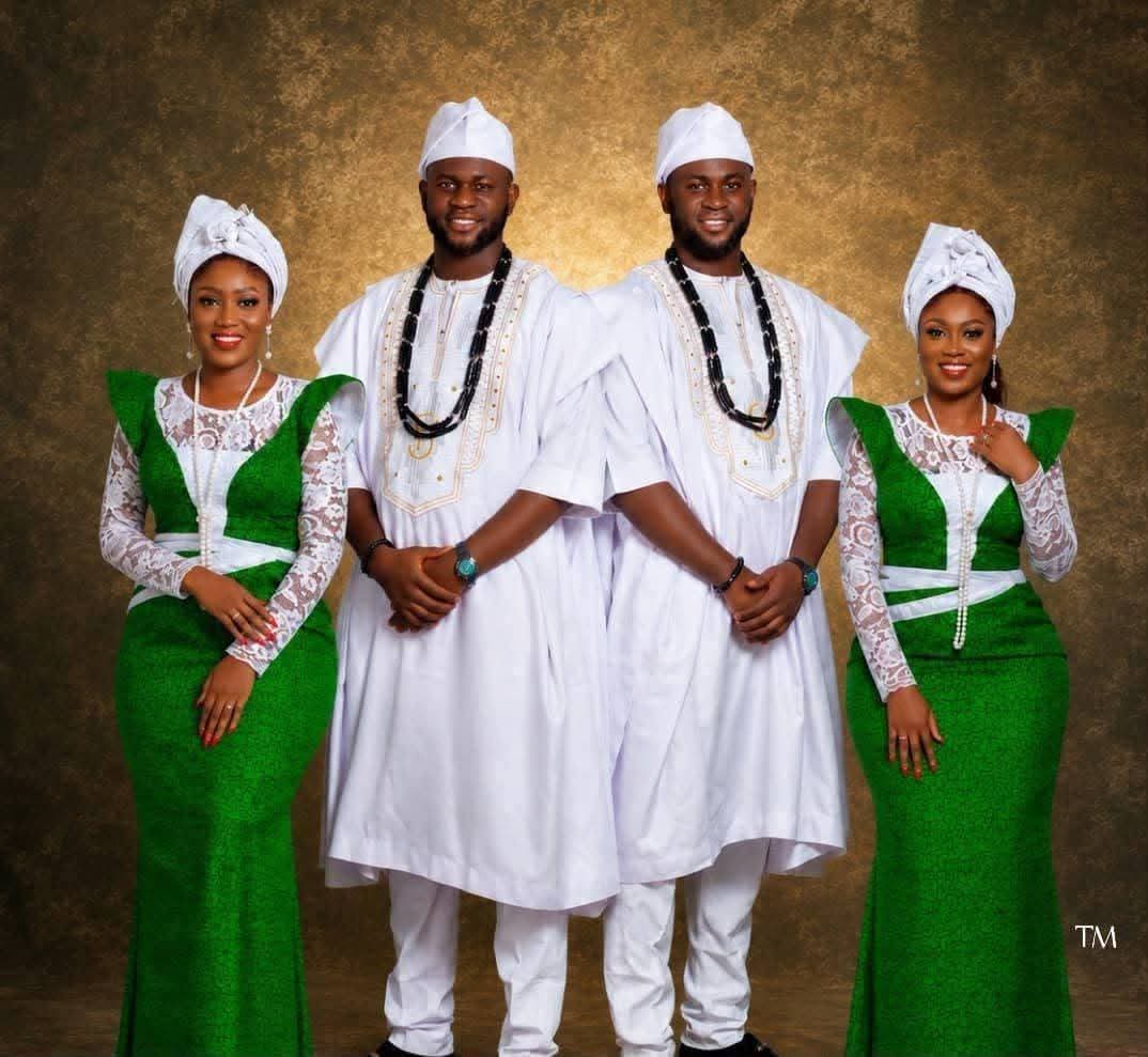 Identical twin brothers marry identical twin sisters in Akwa Ibom