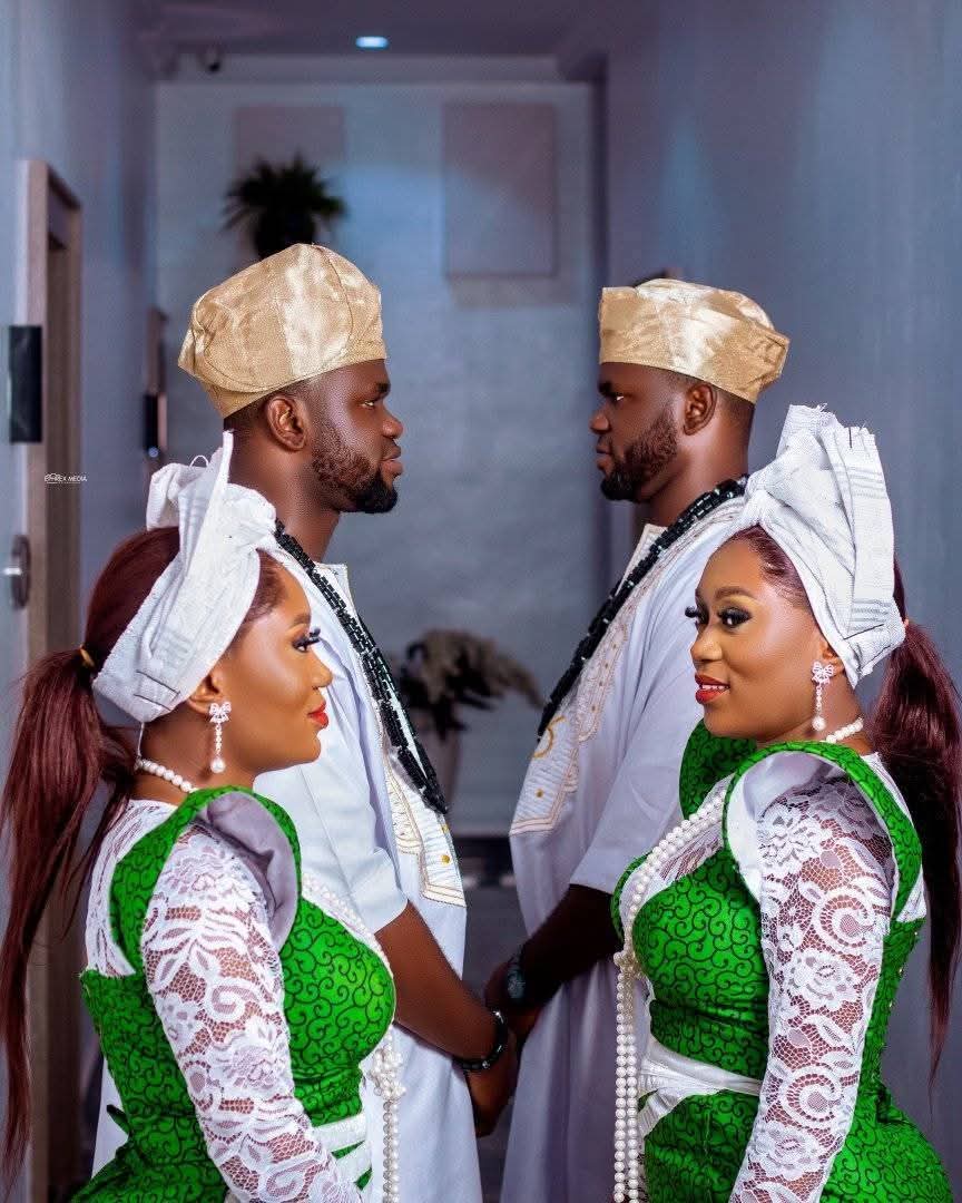 Identical twin brothers marry identical twin sisters in Akwa Ibom