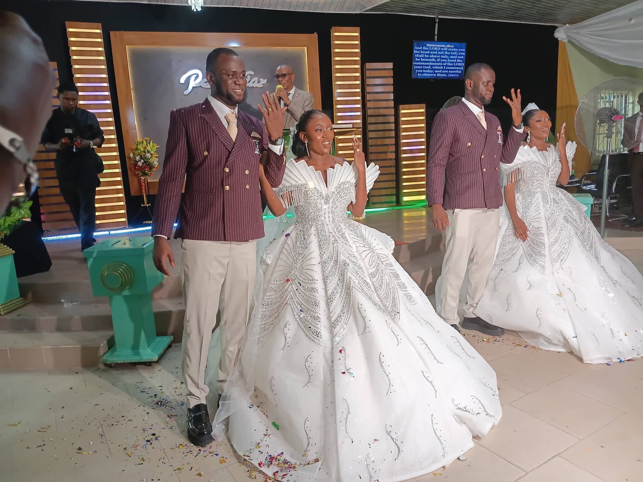 Identical twin brothers marry identical twin sisters in Akwa Ibom