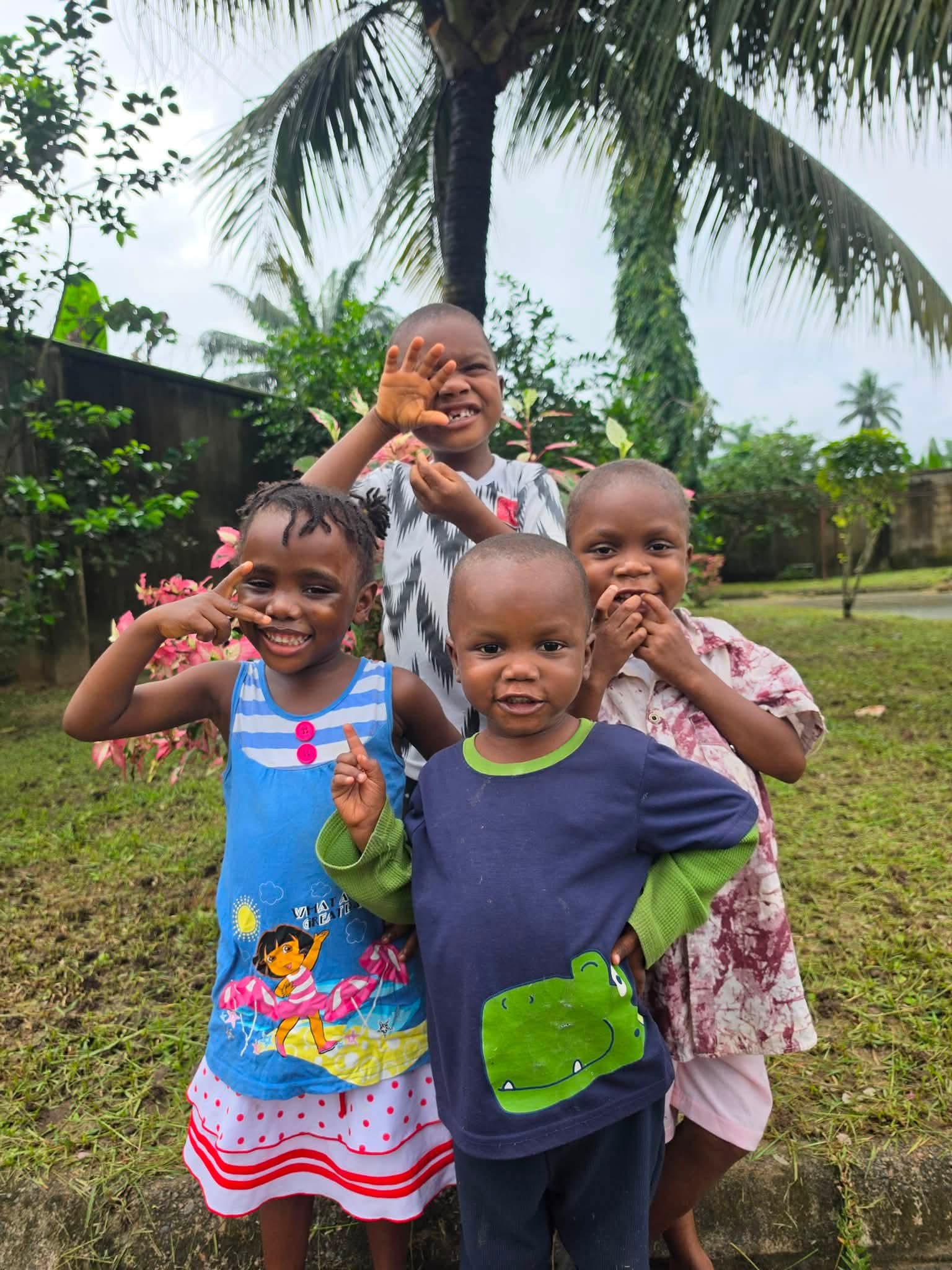Video showing transformation of 3 children rescued after being branded witches and starved in Akwa Ibom