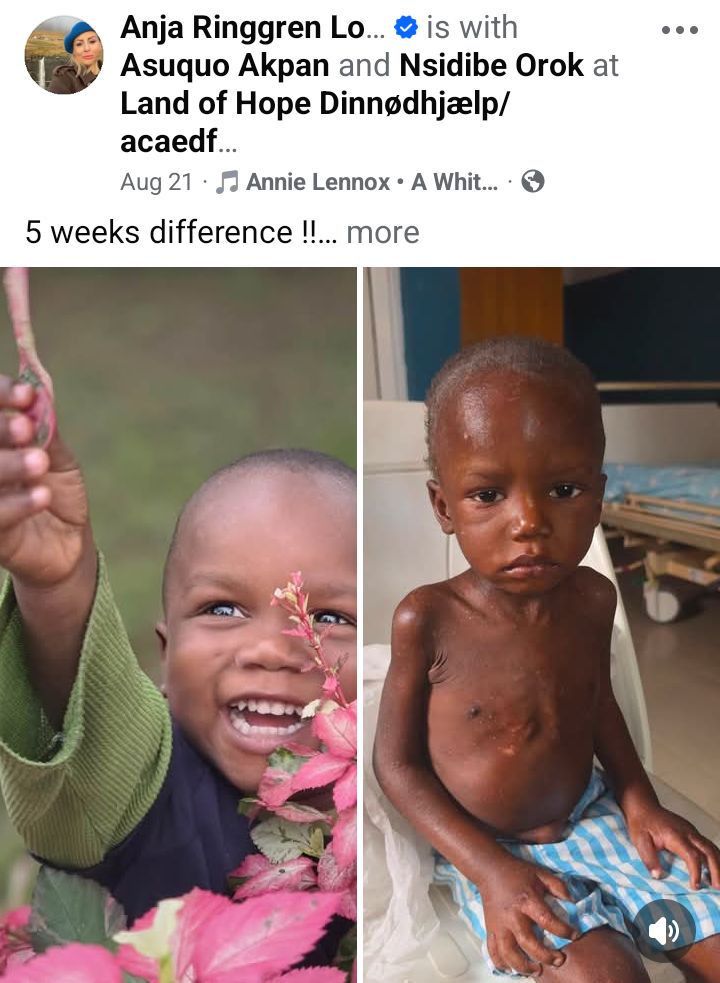 Video showing transformation of 3 children rescued after being branded witches and starved in Akwa Ibom