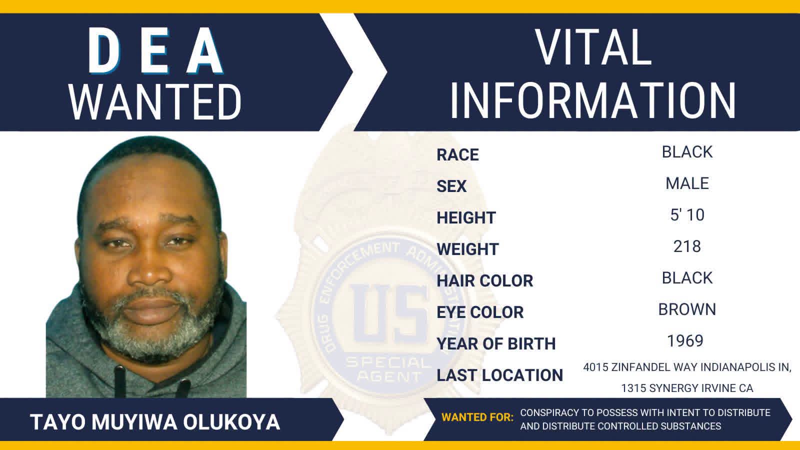 US declares Nigerian man wanted for alleged drug offence