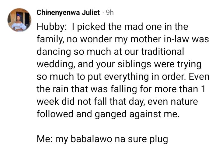Nigerian women share their husbands' favourite lines during quarrel