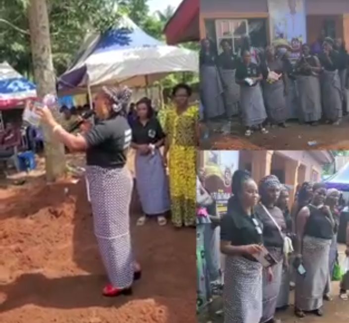 Nigerian woman speaks out at funeral, expresses concern over alarming mortality rate among men (video)
