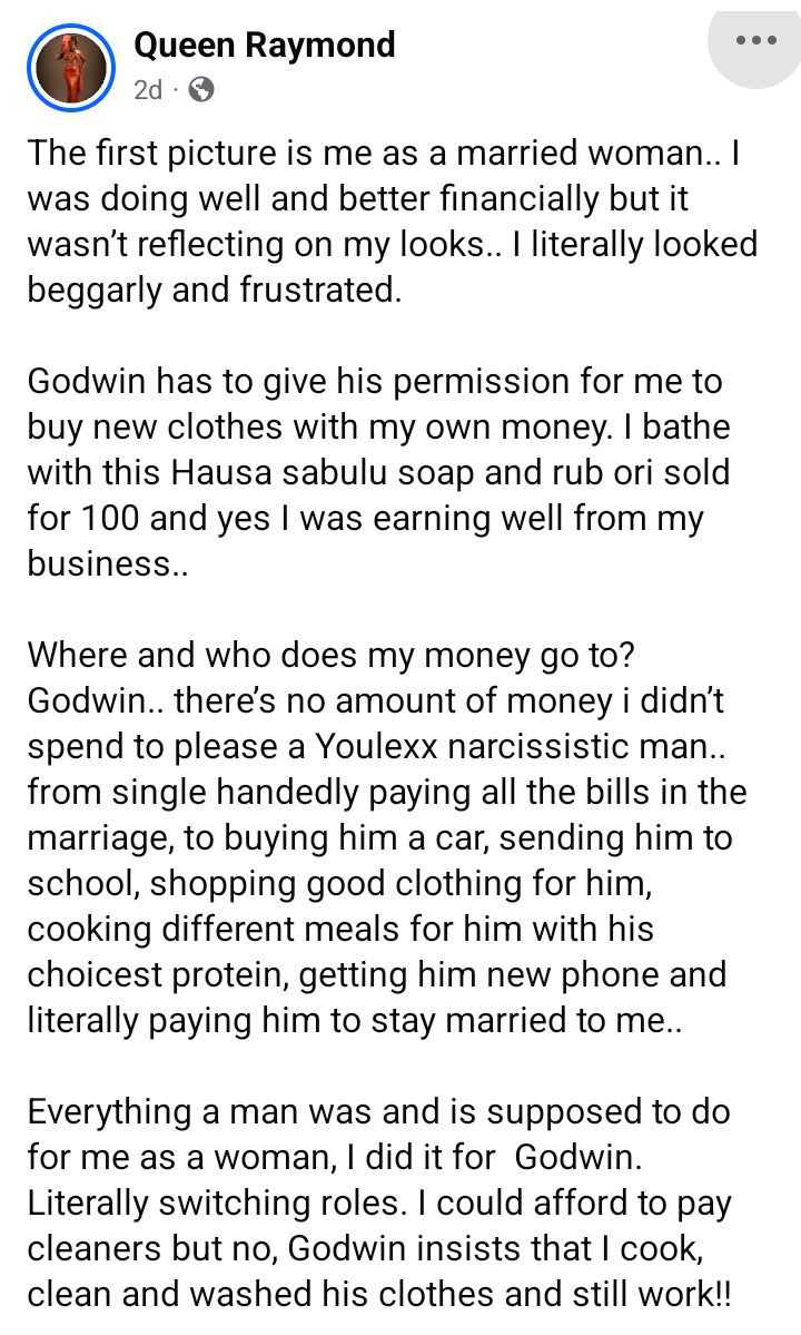 Nigerian woman calls out ex-husband, demands refund of groom price she paid