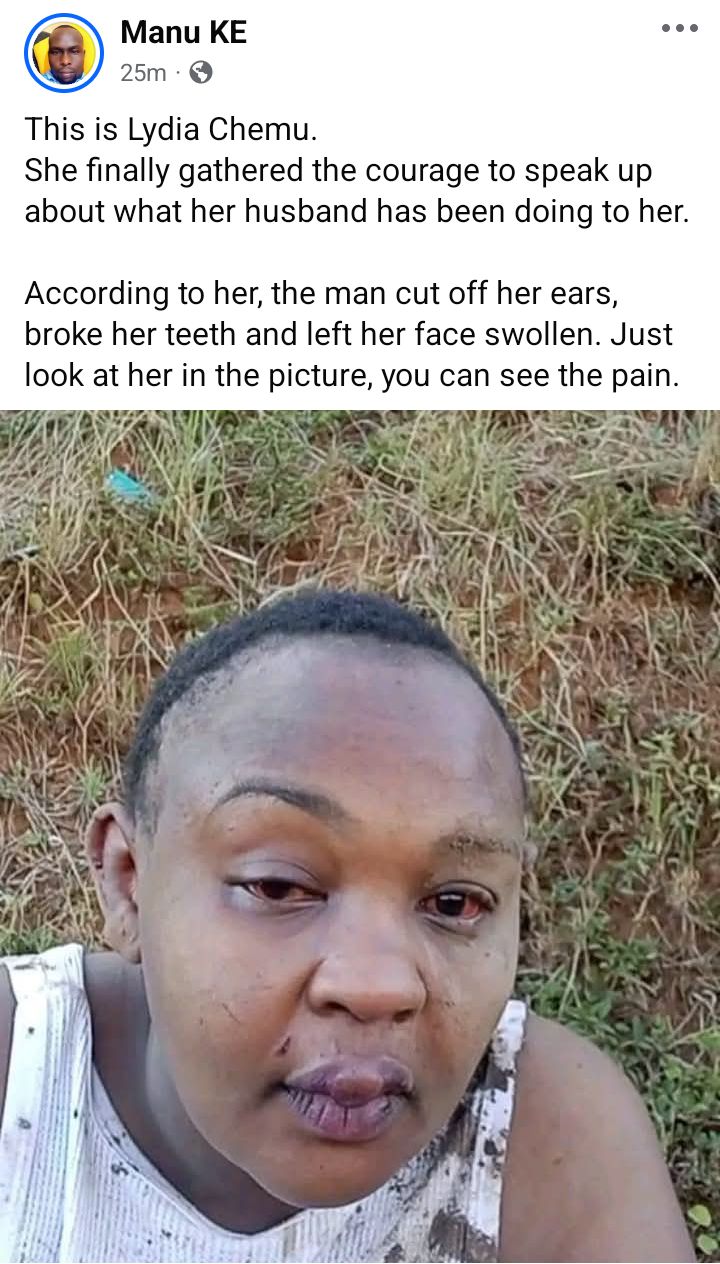 Kenyan woman shares her personal testimony of surviving domestic abuse