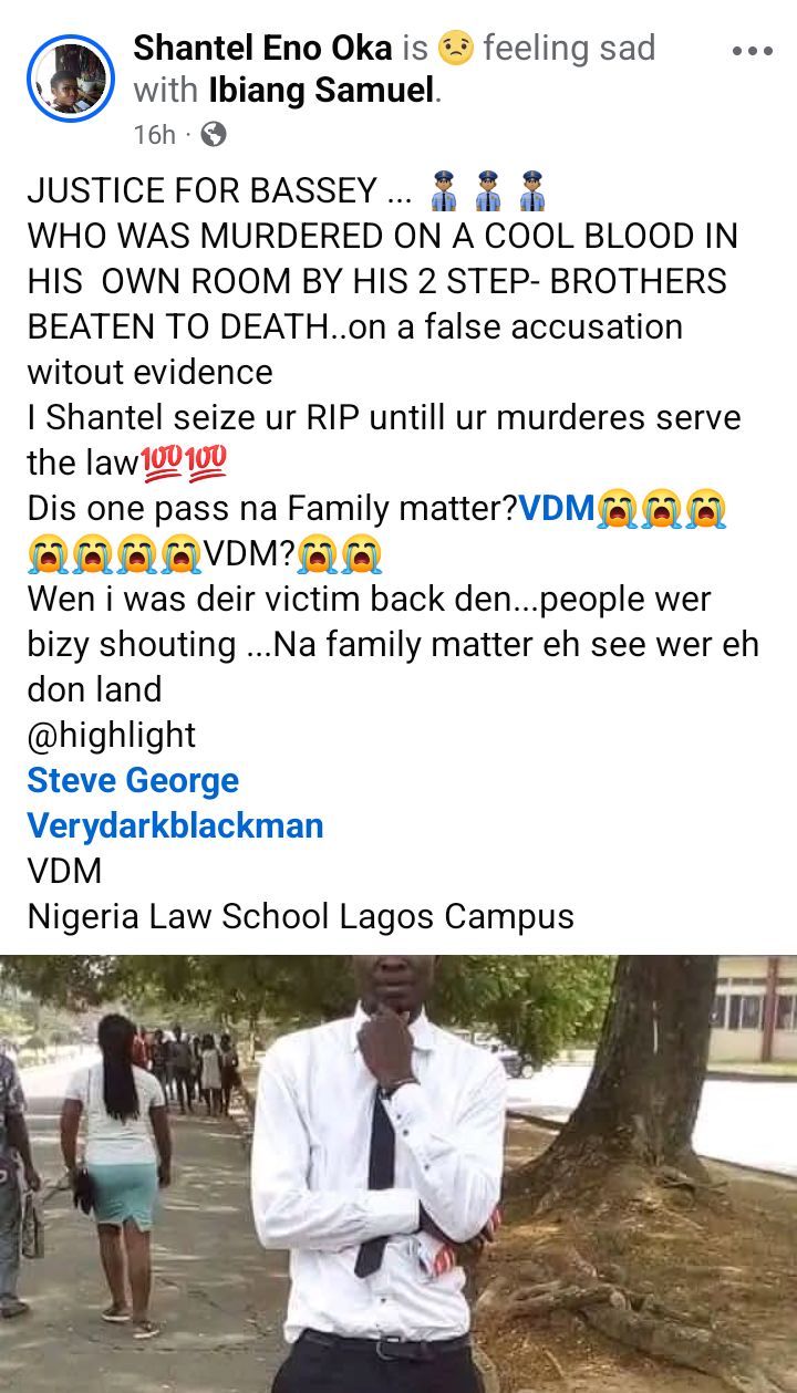 Polygamy ended his life - Lady whose brother died after being assaulted by stepbrothers in Cross River speaks