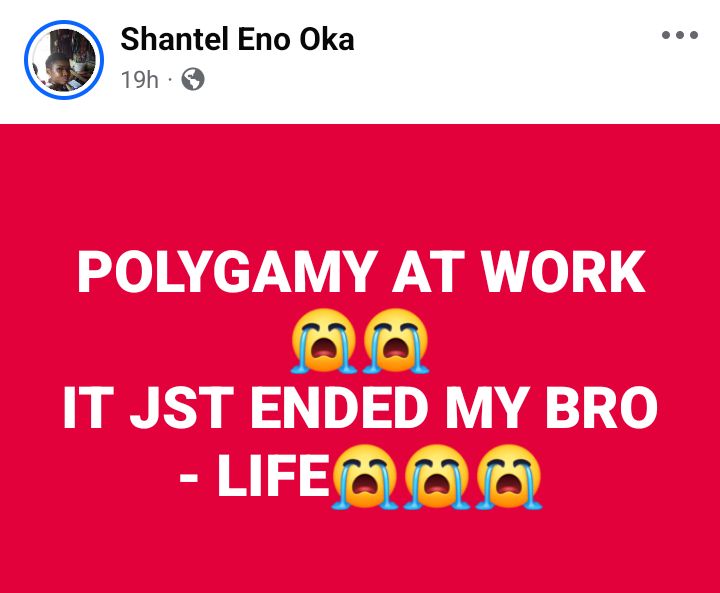 Polygamy ended his life - Lady whose brother died after being assaulted by stepbrothers in Cross River speaks