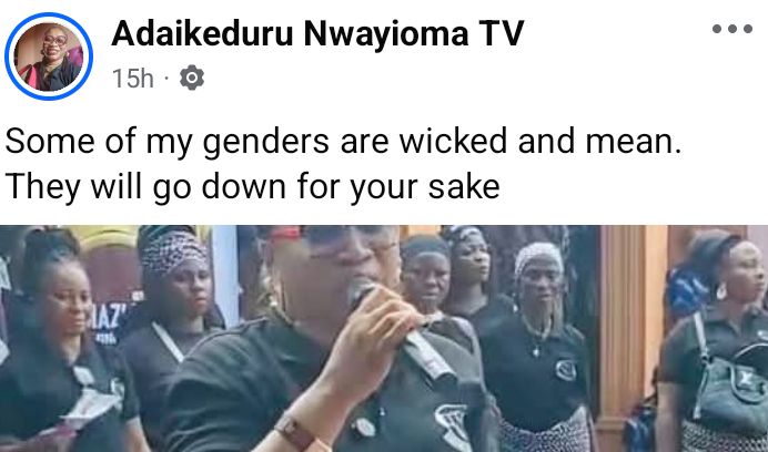 Nigerian lady calls out woman who spoke at burial ceremony, blaming wives for high mortality rate among men