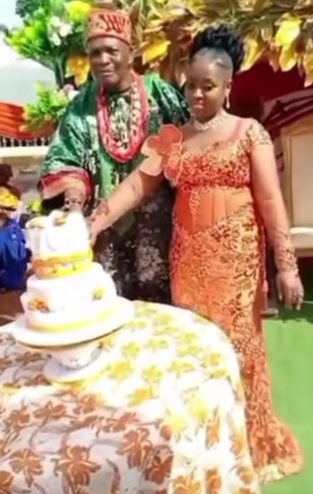 81-year-old Imo monarch marries young woman (video)