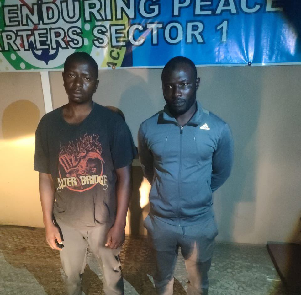 Two suspects arrested over attack on vigilantes in Jos