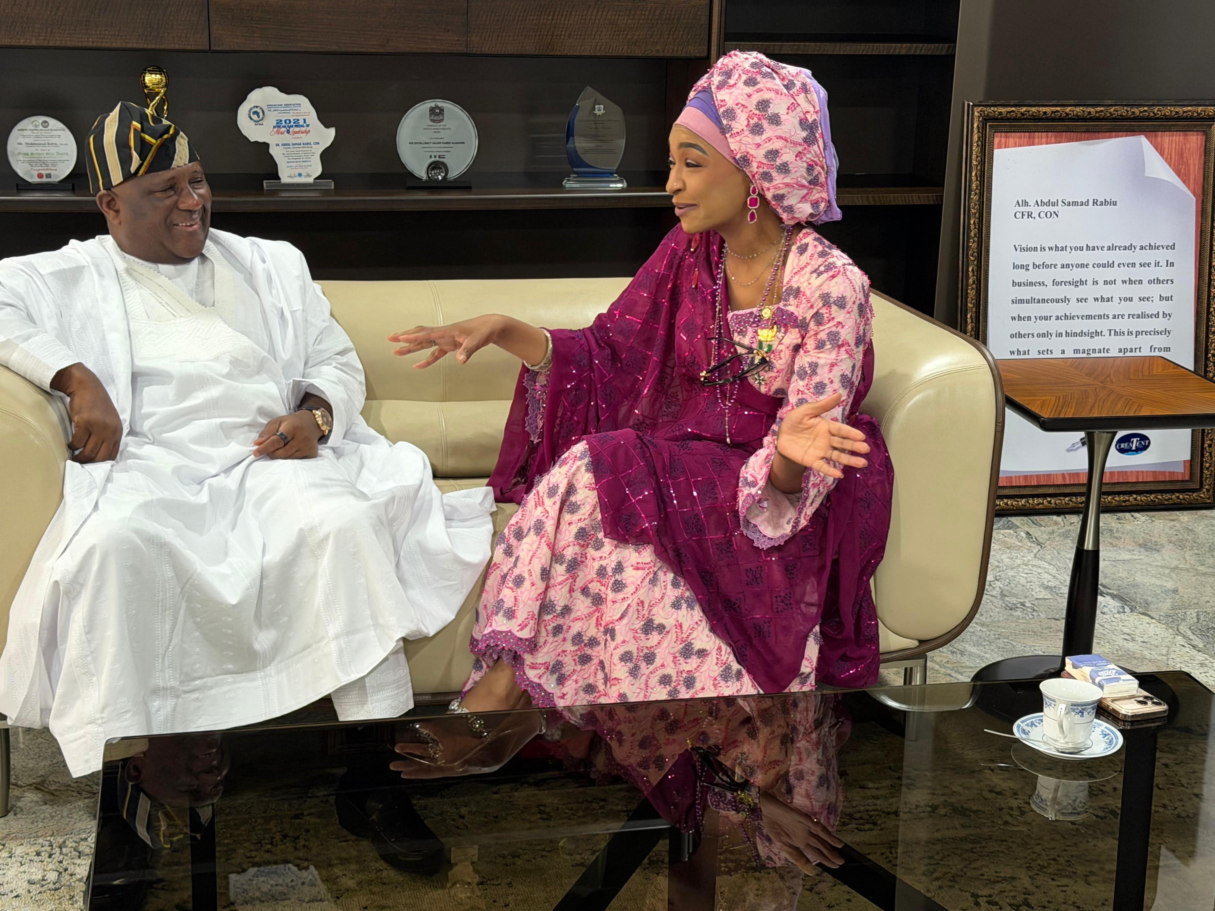 Times change but friendship remains - Billionaire industrialist Samad Rabiu reacts to his ex-wife's surprise visit