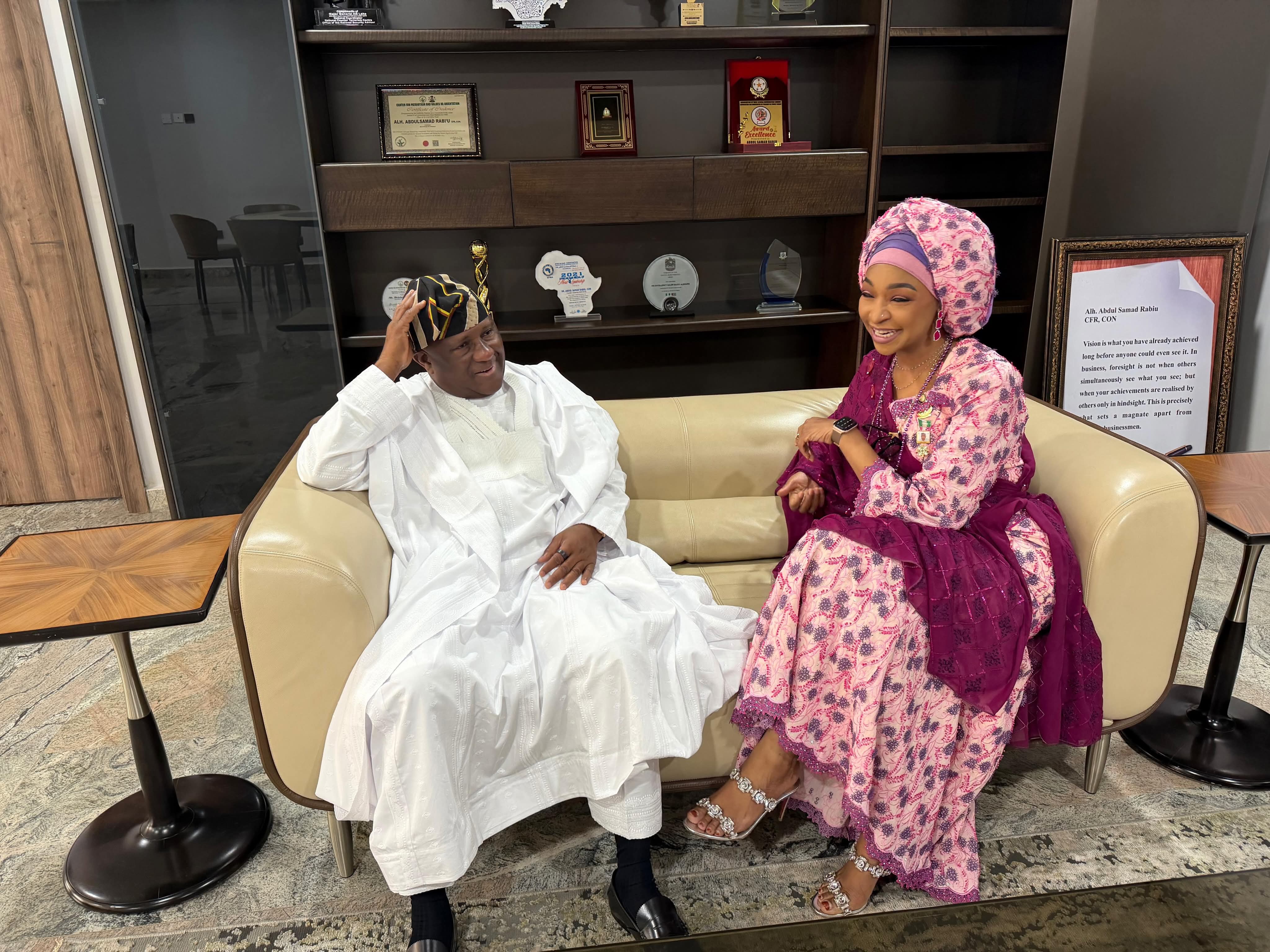 Times change but friendship remains - Billionaire industrialist Samad Rabiu reacts to his ex-wife's surprise visit
