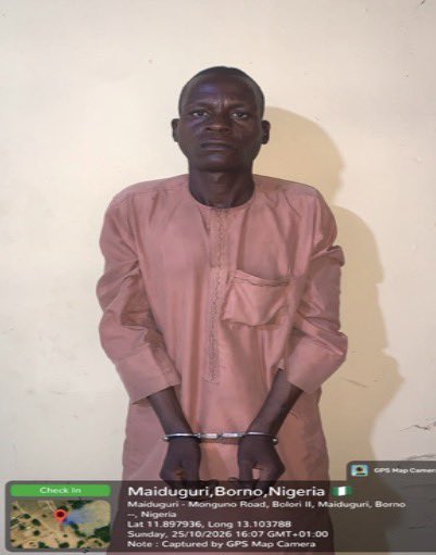 Troops arrest wanted ISWAP informant providing intelligence on military deployments in Borno