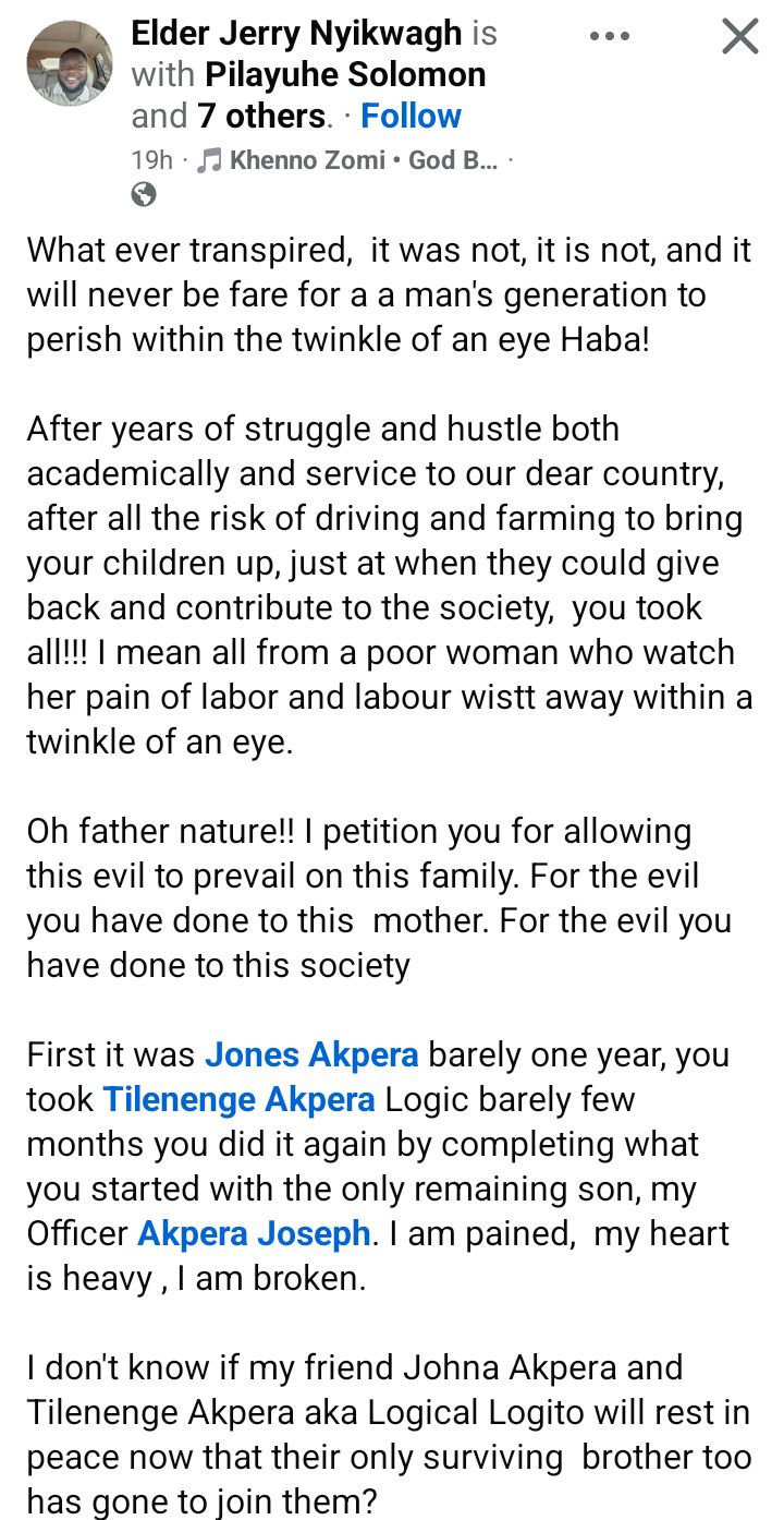 Three Nigerian brothers die within a year