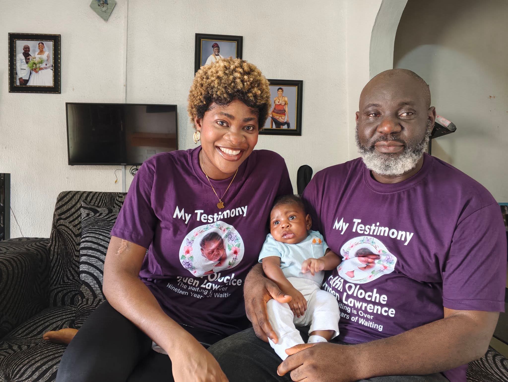 Couple welcome FIRST child after 19 years of waiting 2 Couple welcome FIRST child after 19 years of waiting