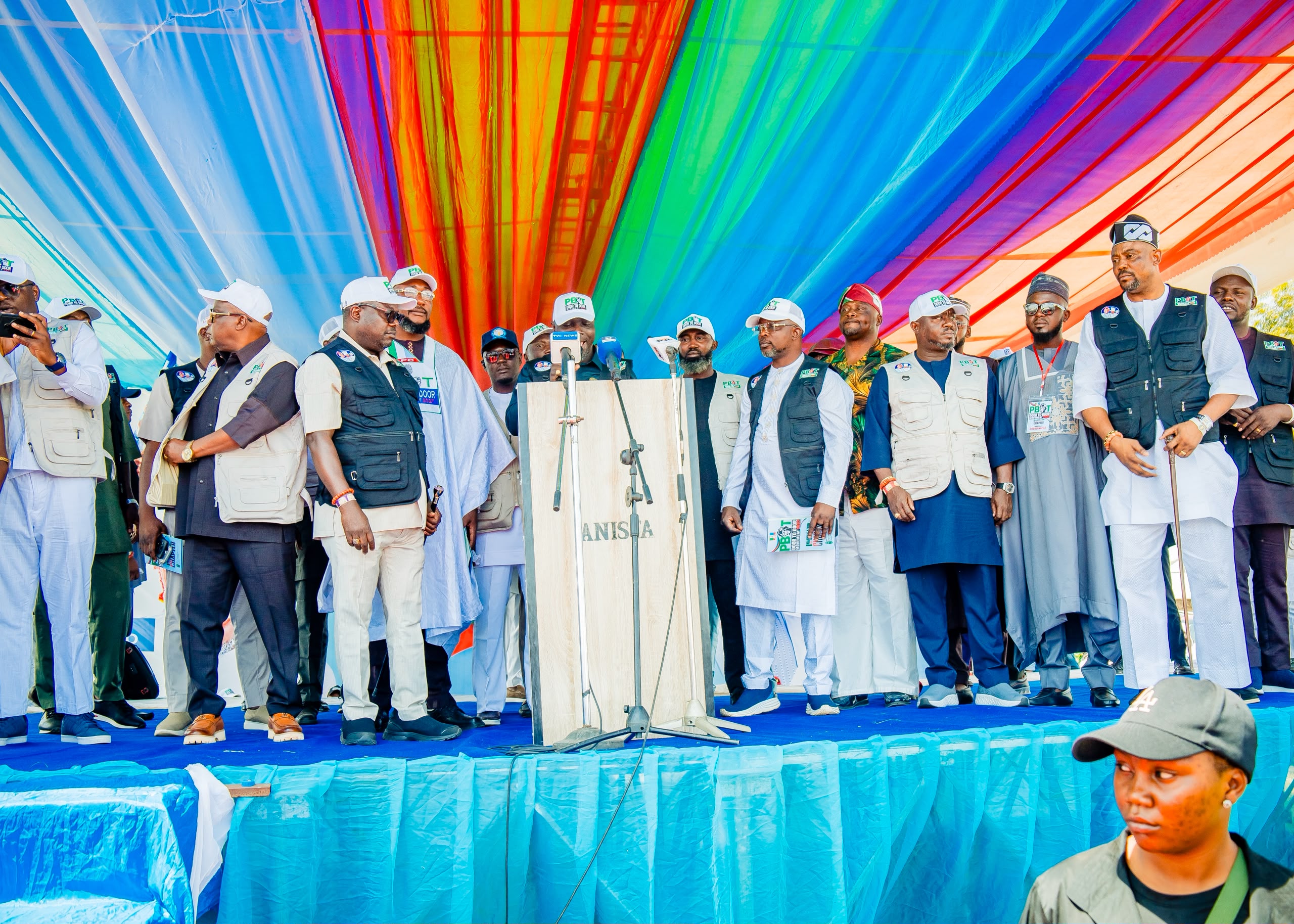 Tompolo Donates 25 Campaign Vehicles As Governor Mutfwang, Apc Chairman Yilwatda Inaugurate Pbat Door-To-Door Movement In Jos