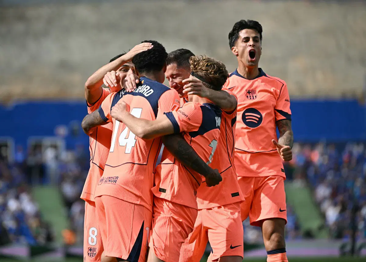 Barcelona on brink of La Liga triumph after 2-0 win at Getafe