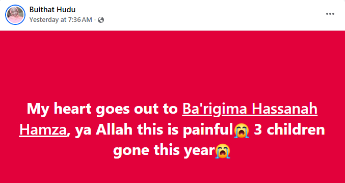 Family and friends mourn as Nigerian woman loses her three children in 2025