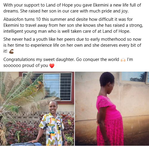 Young Nigerian woman who was r@ped, impregnated at 12 and accused of being a witch gains admission into International Class for Culinary Arts