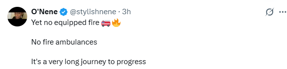 Nigerians react to trending video of Nigeria's Fire Service boss's convoy