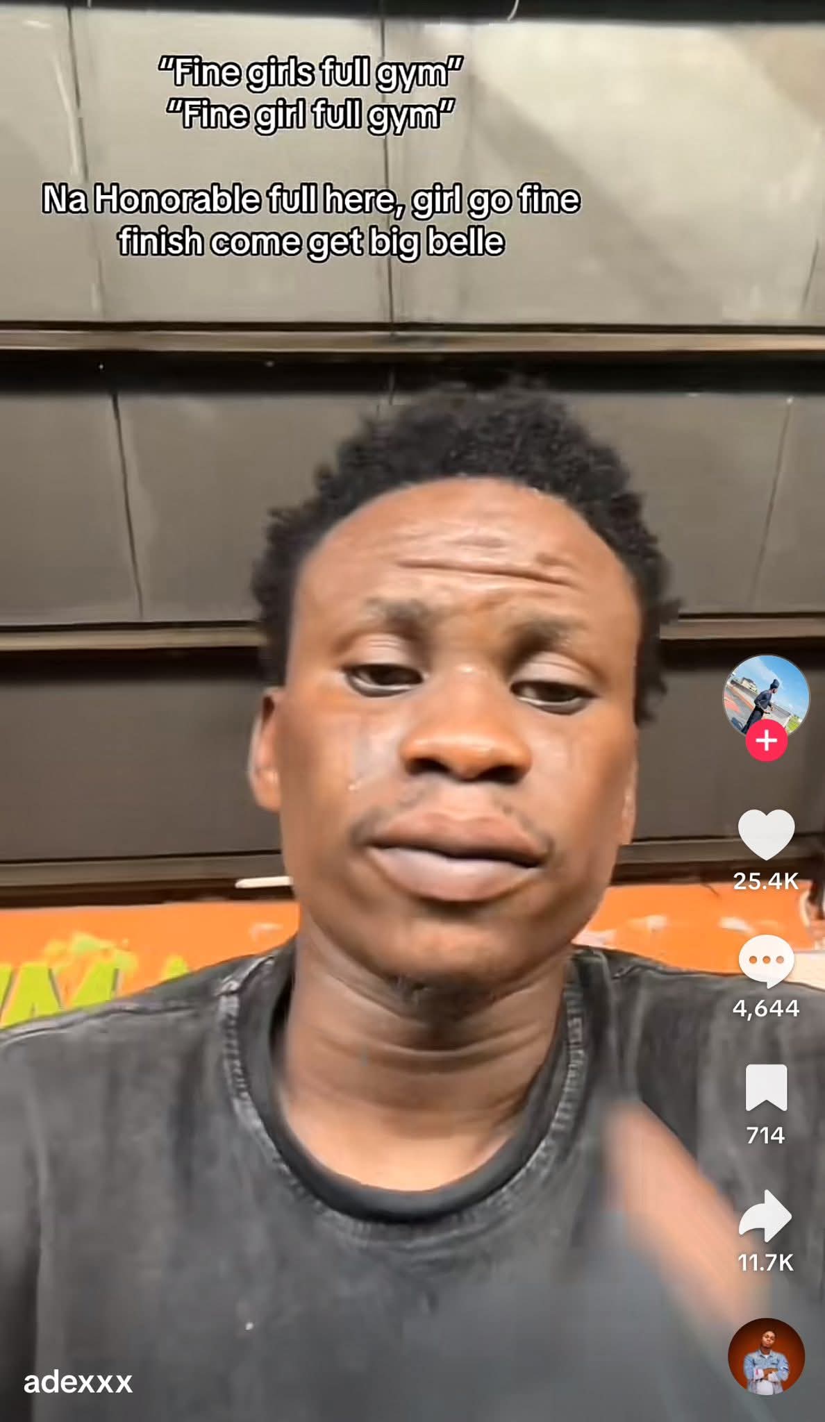 Man gets eviscerated by TikTok users after he shamed women with big tummy who frequent the gym