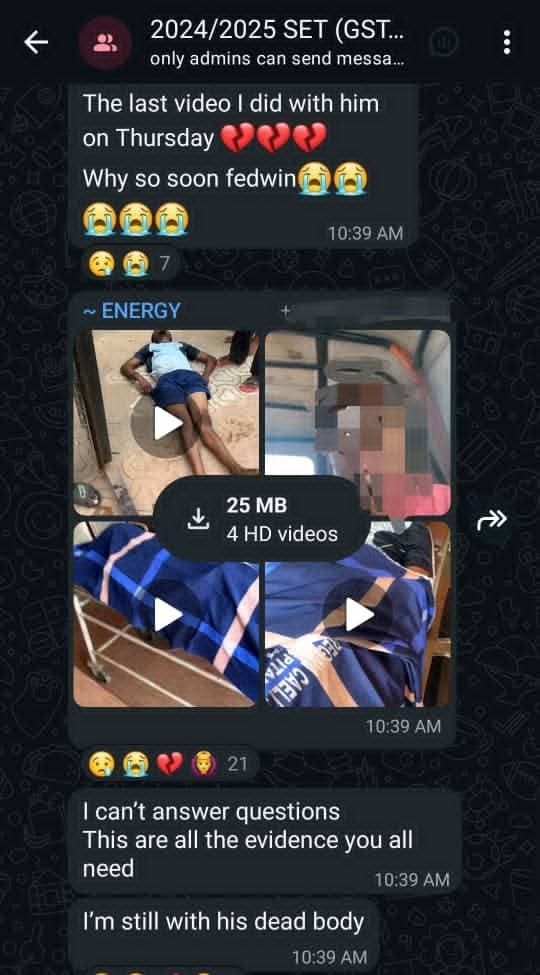 Unizik student electrocuted while ironing in his hostel (video)