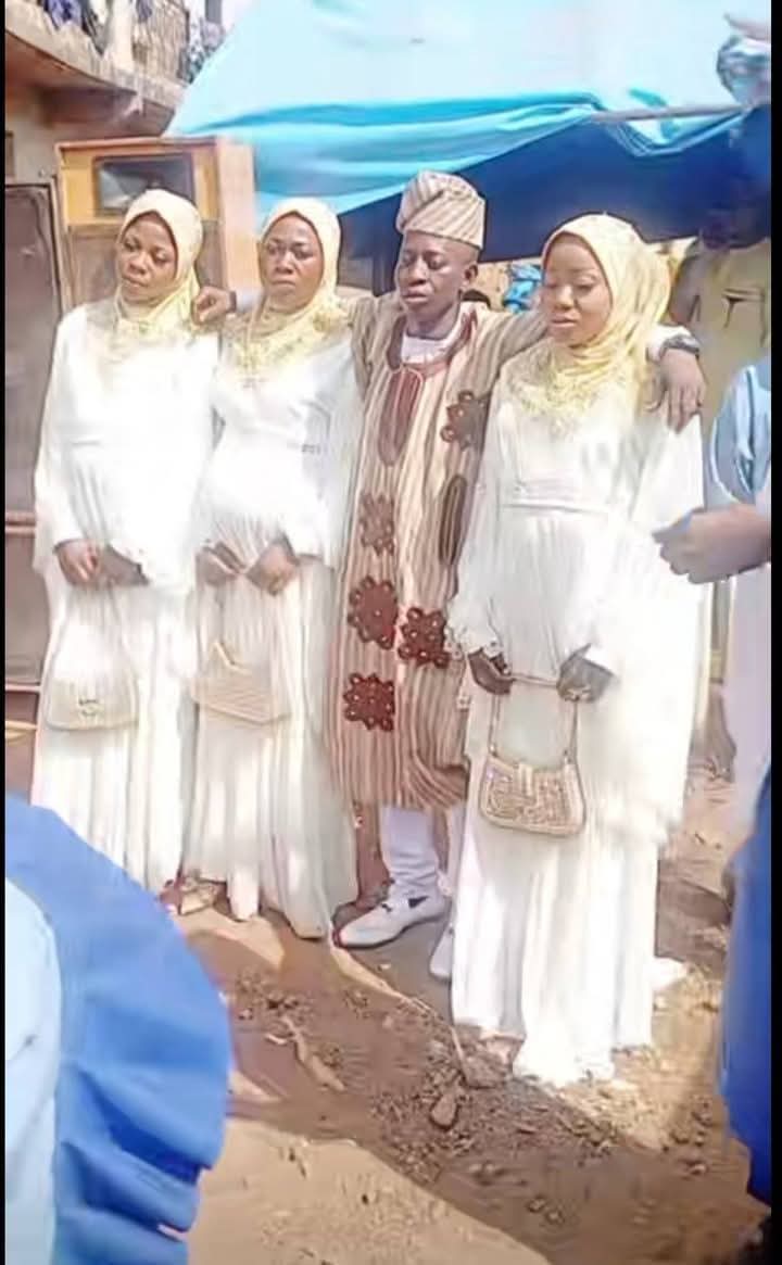 Man weds three women at once in Ilorin (video)