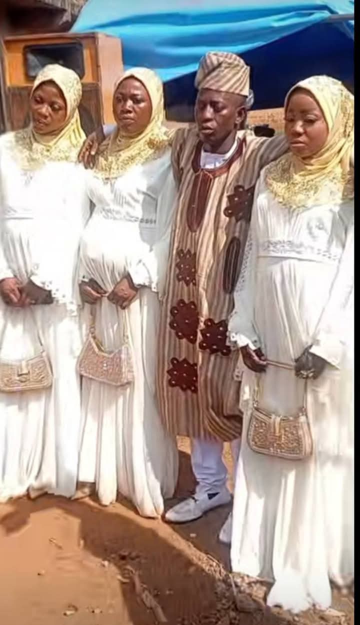 Man weds three women at once in Ilorin (video)
