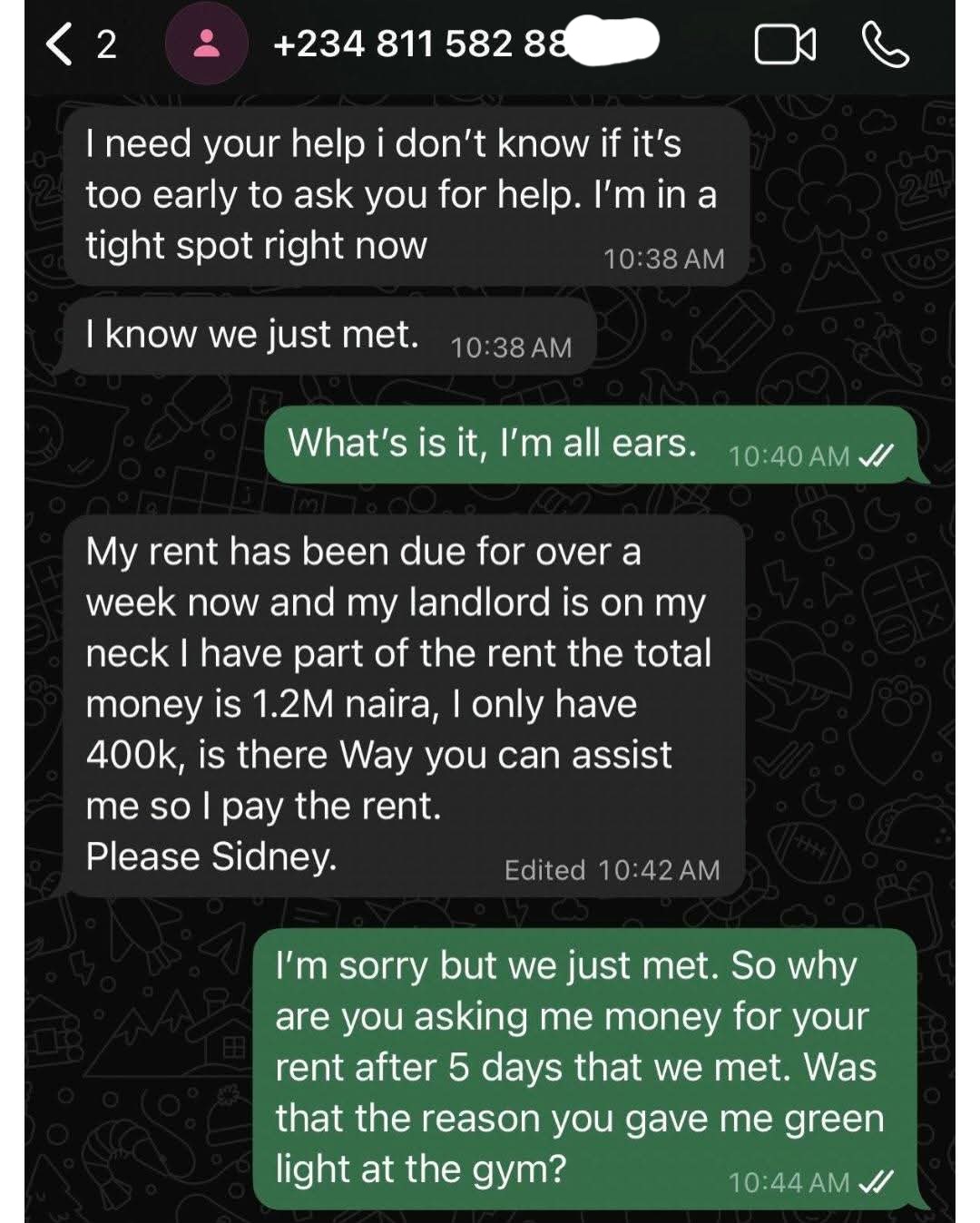 Woman called out for making inappropriate comment about her father