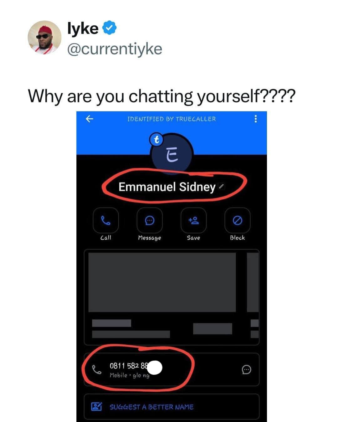 Woman called out for making inappropriate comment about her father