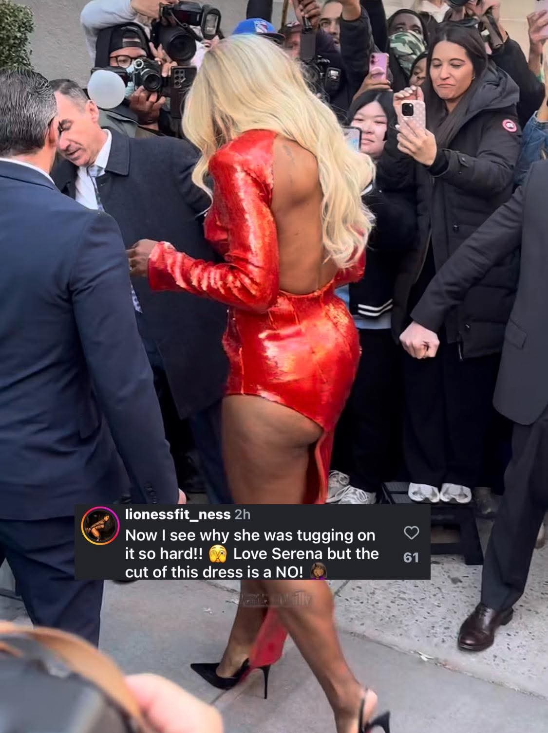 Tennis star, Serena Williams faces backlash for her dress at the pre-Met Gala (photos/video)