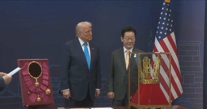 South Korea honors Trump with nation