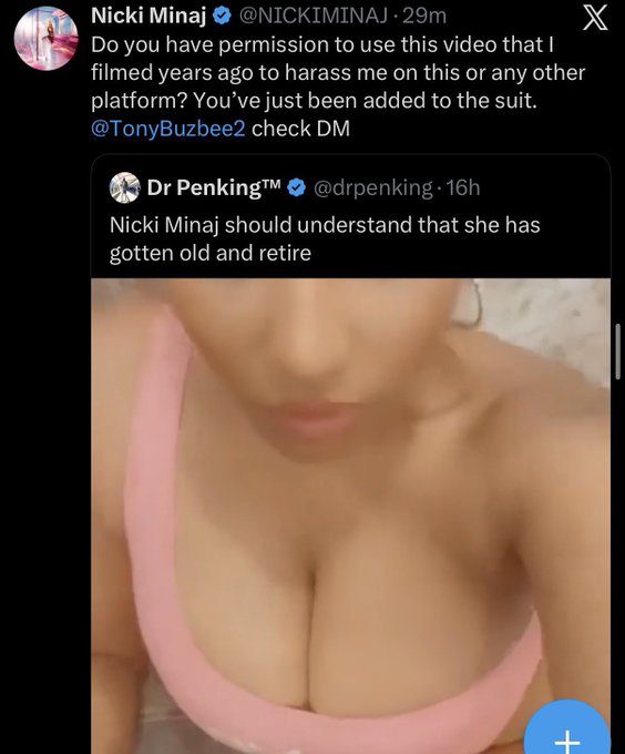 US rapper Nicki Minaj to sue Nigerian X influencer over cyberbullying after he called her ?old? and urged her to retire