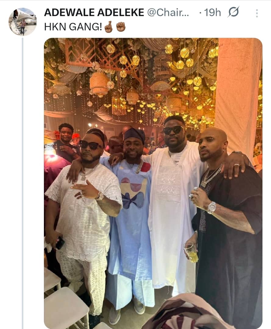 Davido is worth more than 500 billion alone - Adewale adeleke replies fan