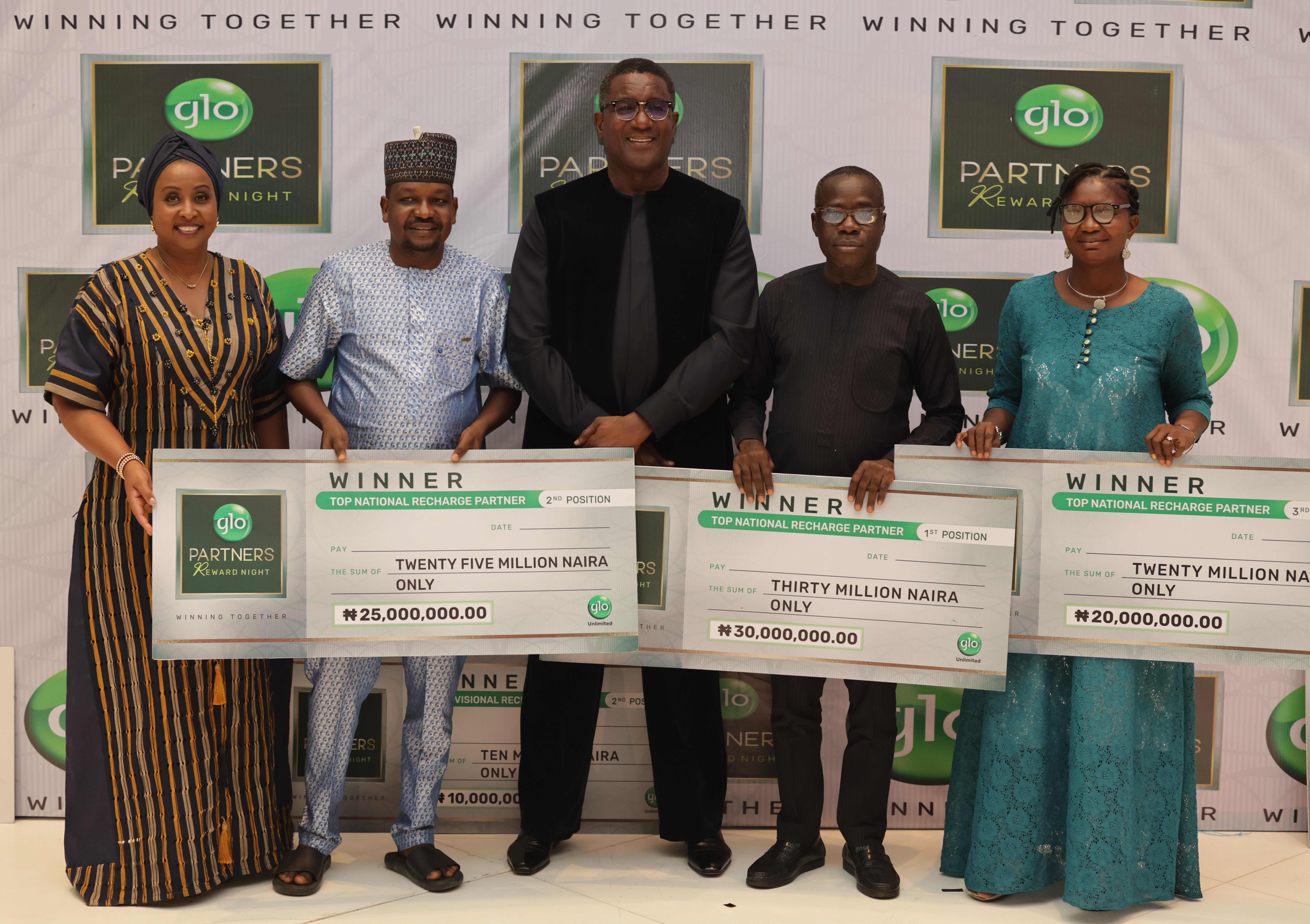 Glo Rewards Top Partners with Millions at Appreciation Gala