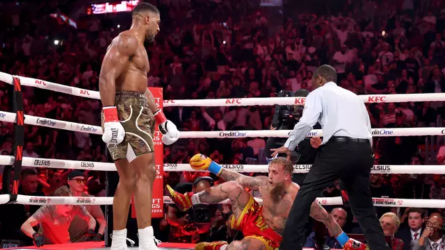 Anthony Joshua defeats YouTuber Jake Paul by knockout in sixth round (Video)