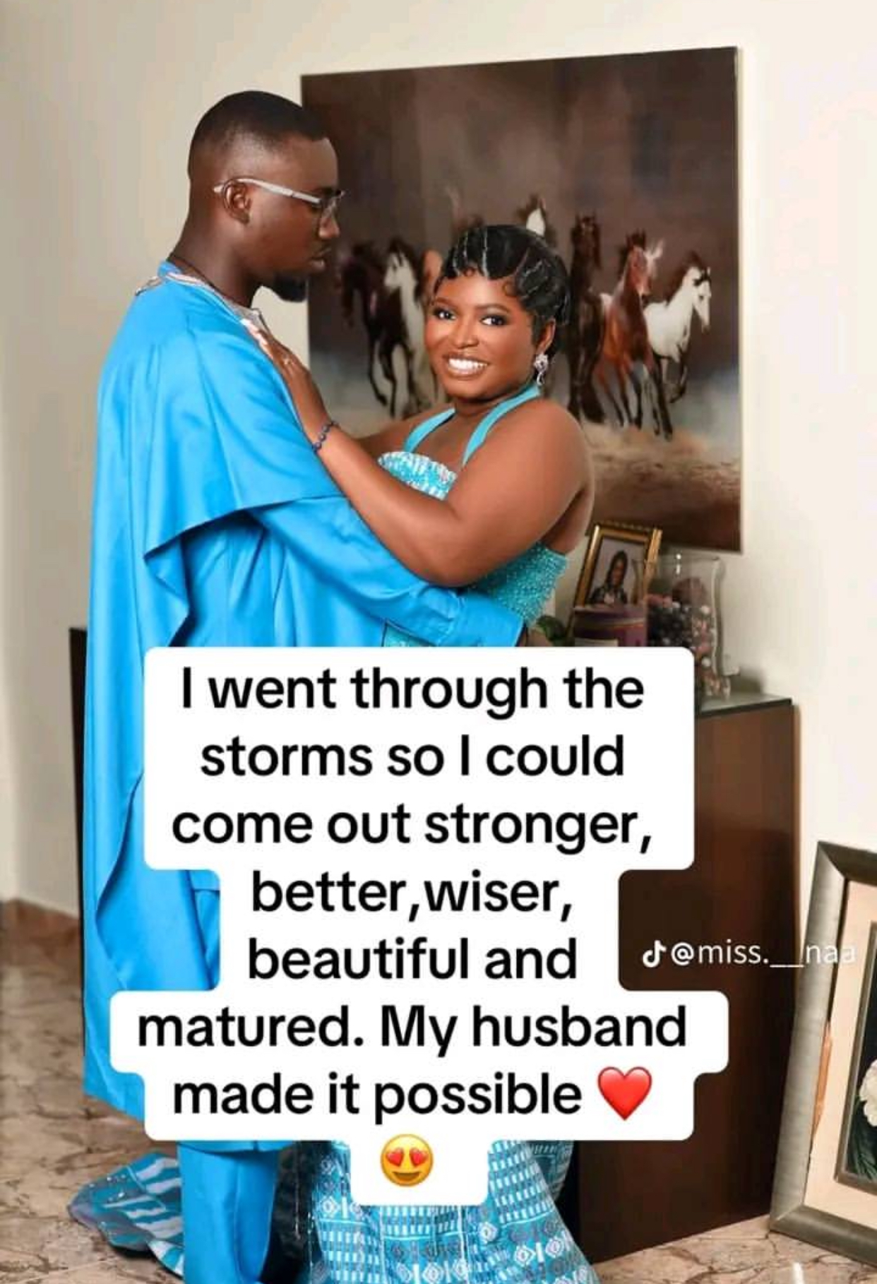 Woman reveals how she met her husband while in a relationship with another man