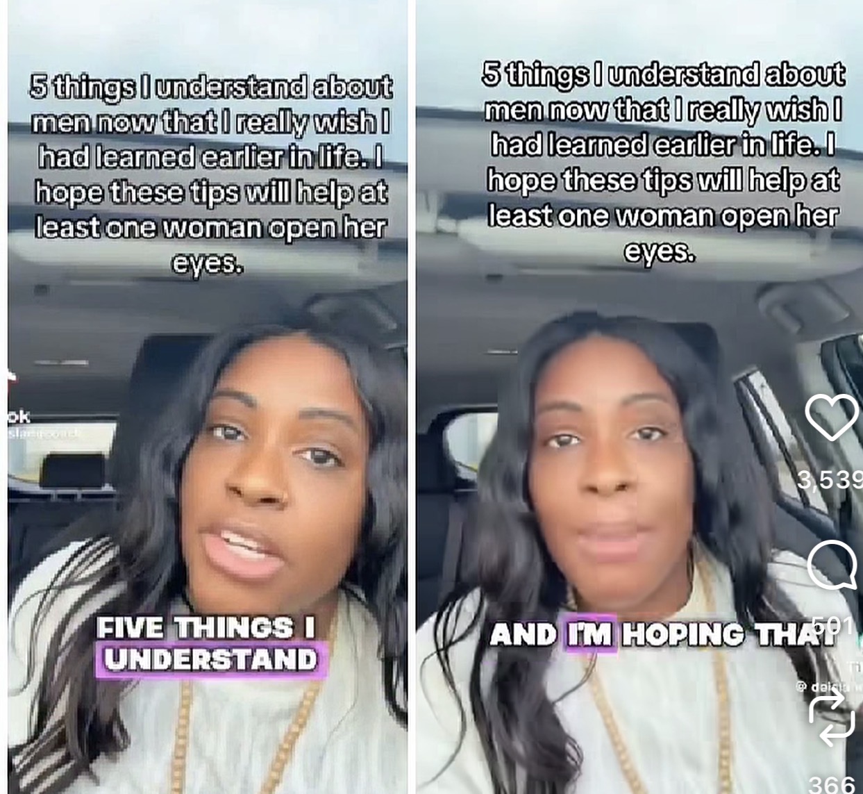 Woman shares 5 hard truths about men she wishes she knew earlier