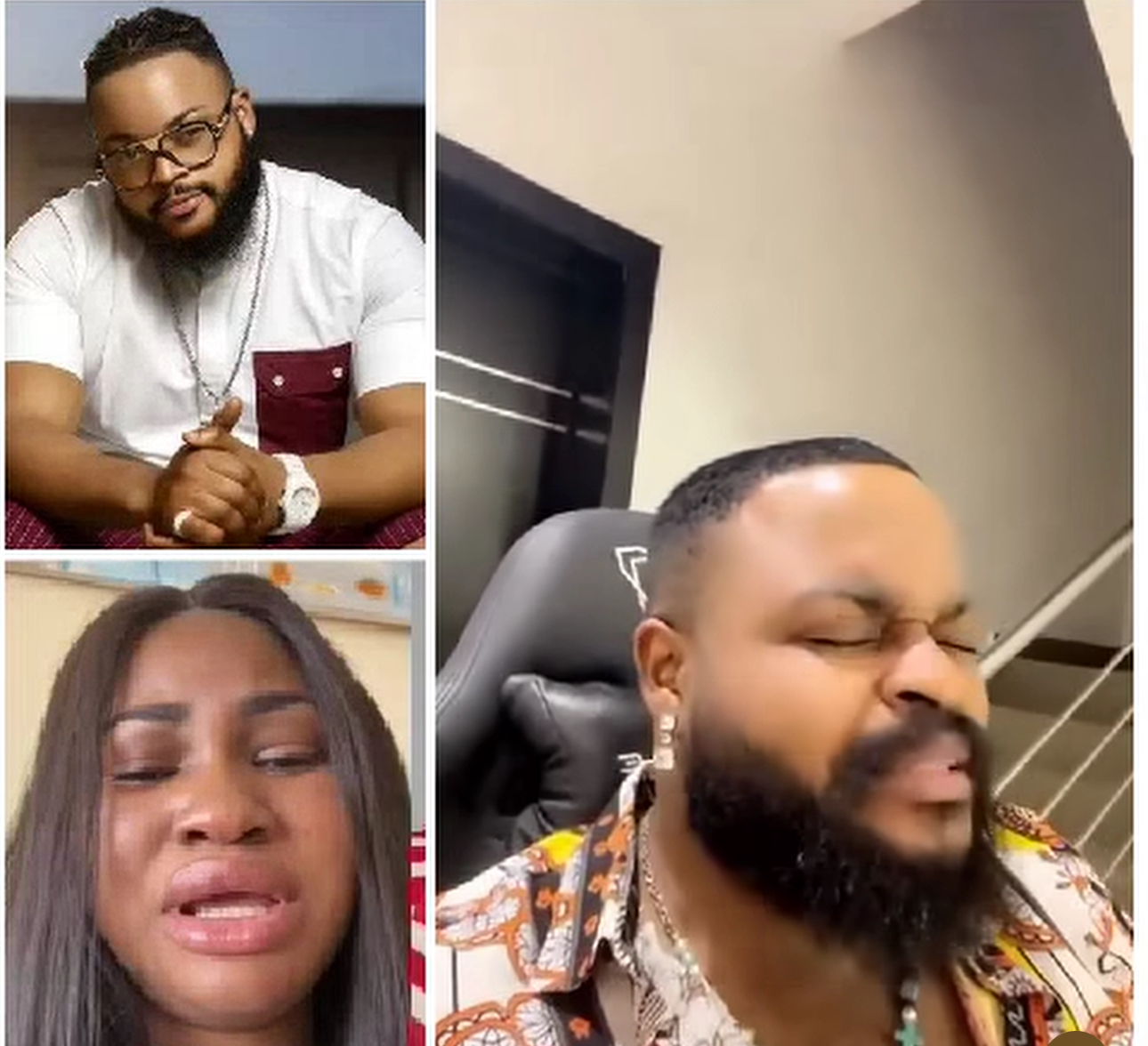 Reality TV star Whitemoney trolls Cubana Chiefpriestâs alleged baby mama after beating her in TikTok game