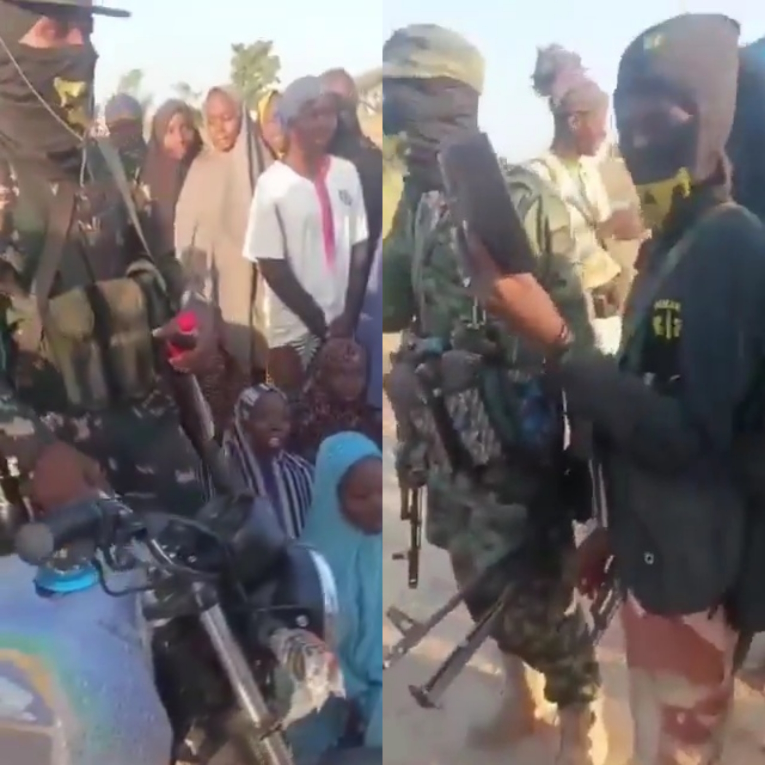Government could not rescue schoolgirls, they negotiated with us ? Bandits boast on camera following release of abducted Kebbi schoolgirls (video)