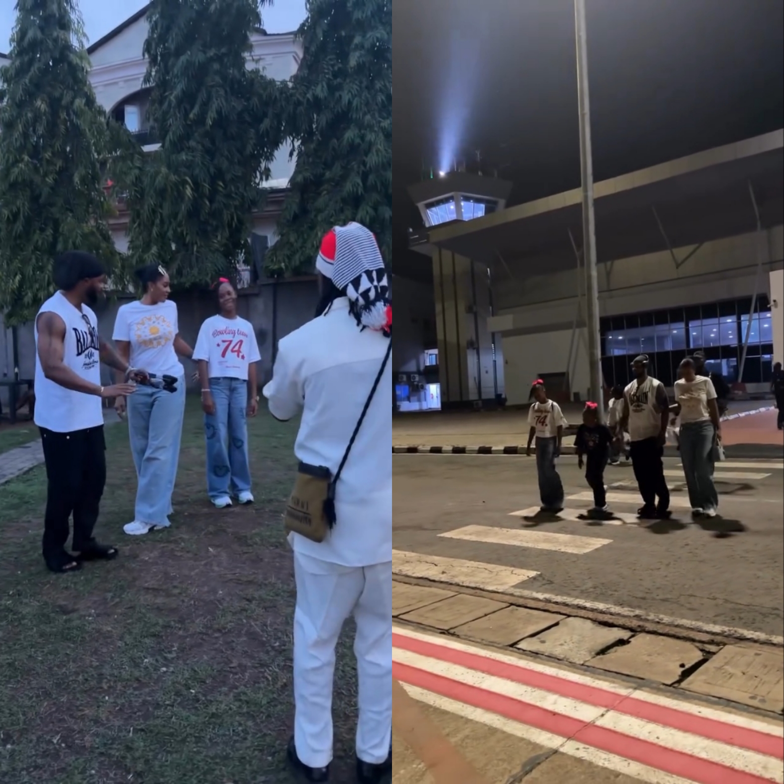 Sandra Okagbue and her children with Flavour